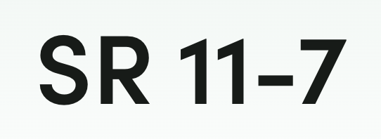 SR 11-7 logo